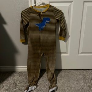Carters Loose Fit Footed Dinosaur PJs